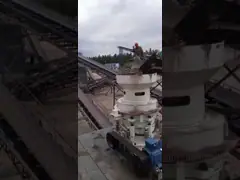 HPT300 Hydraulic cone crusher stone crusher used in quarry and mining area