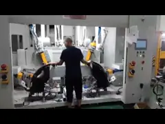 Интегрированный пробивая сварочный аппарат для заднего бампера video