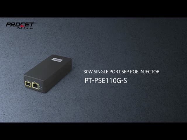 Инжектор 30W двойной гавани PoE гигабита Midspan крытый расклассифицированный