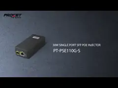 инжектор двойной гавани PoE Procet инжектора 100-240Vac IEEE802.3BT PoE пассивный video