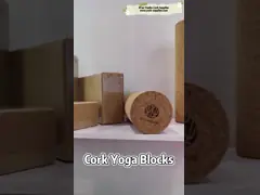 Трапецоидная йога Корковые блоки Кирпичи Корковые растяжки Упражнения поддержки video