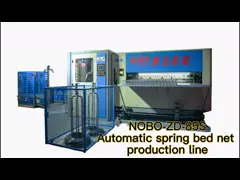 Tipo automático máquina los 2m Max Width NOBO-ZD-100S de Bonell de la red de la cama de la primavera video