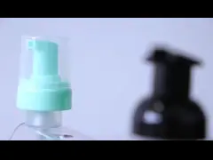 Рука зеленого цвета 28mm насоса пластиковой пены распределителя мыла дезинфицирующего средства video