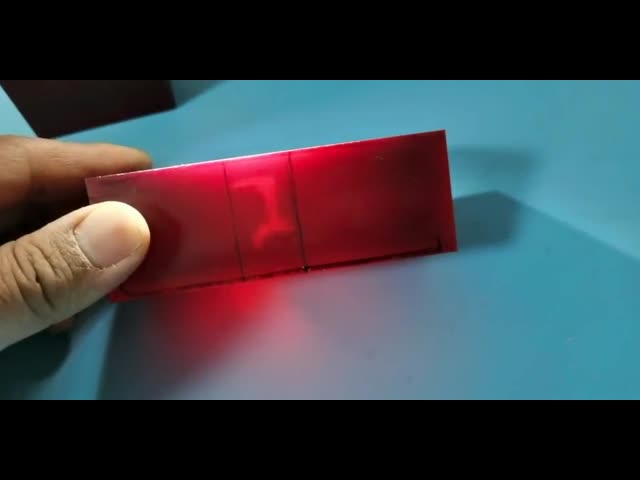 Al2O3 9.0 Hardness Doped Polished Synthetic Ruby