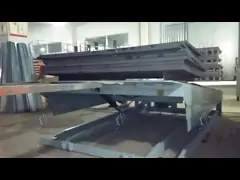 0.75Kw Electric Hydraulic Dock Leveler 6T 8T 10T 12T Loading capacity