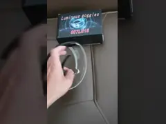 Футуристические светящие стекла СИД 7 цветов освещают вверх USB перезаряжаемые для взрослых video