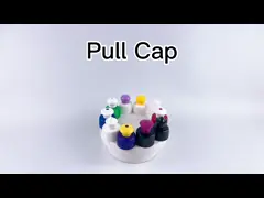 Пластмассовый толчок 28 мм Стягивающий диск верхняя крышка 28/410 Дезинфицирующая бутылка Рука 35 мм video