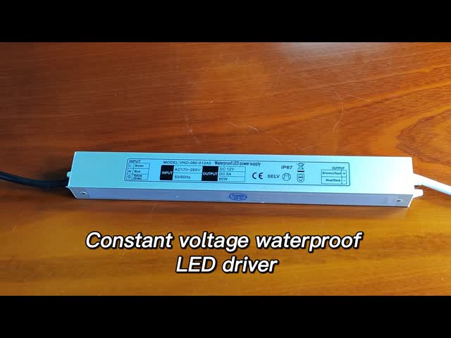 Aluminum Waterproof Electronic LED Driver 12v 1a 12W AC100 - 265V IP67 Small