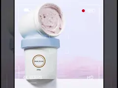 Mono материальная чашка мороженого опарника 50ml 100ml 200ml 250ml PP косметическая формирует опарник личной заботы video