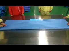 Сердечнососудистые одиночной пользы хирургические задрапировывают размер 250*340cm стерильного цвета белый video