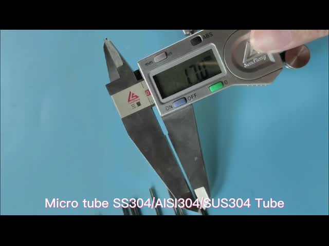 Промышленная труба трубки сплава AISI304 SS304 нихрома микро- яркая приглаживает видео