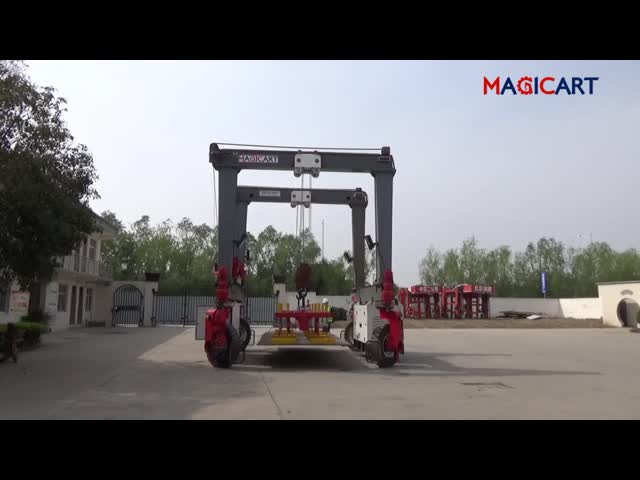 Magnect Speraderの鋼鉄工場の移動式ガントリー クレーン