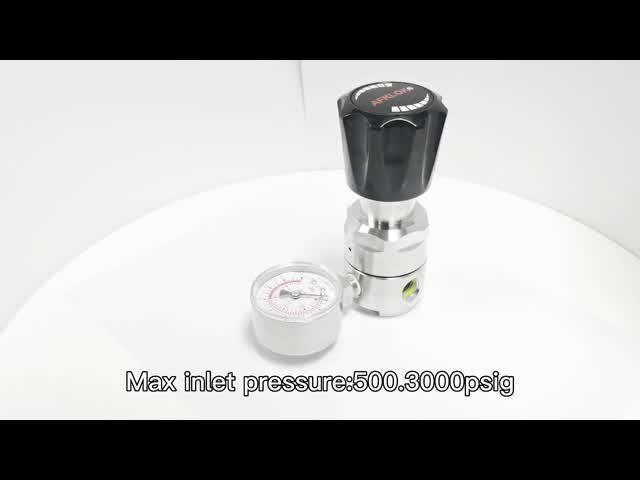 Регулятор этапа нержавеющей стали низкого давления азота аргона водопода азота АФК 2-ой видео