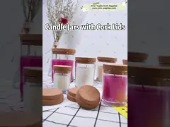 Крышки пробочки опарников верхней части пробочки OEM стеклянные для теплостойкого опарников свечи Antiwear video