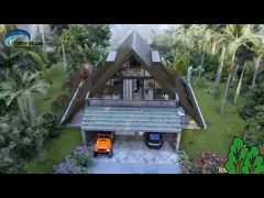 Дома набора дизайна Prefab дома блока гостиницы светлого стального обрамляя крошечные строя портативные video