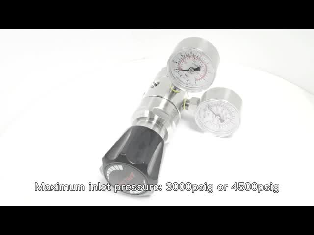 R31ステンレス鋼の倍の段階の圧力調整器のダイヤフラム316L ISOのセリウムの承認