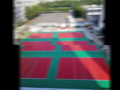 теннисный корт валика толщины 8mm справляясь настил спорт акриловой смолы класса 5 video