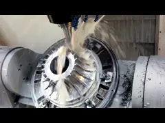 Филируя части CNC подвергая сверлить механической обработке, смотря на части титана CNC подвергая механической обработке video