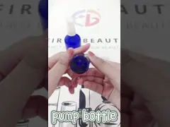 Glass Dropper Bottles Essential Oil Bottles Transparent Blue Color