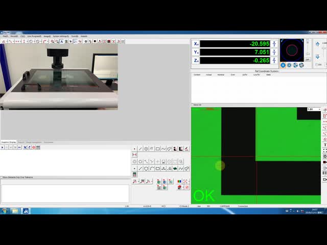 semi-auto vision measurement machine