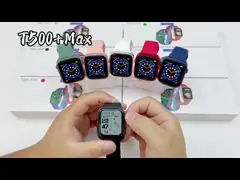 Умные часы T500 Pro Макс дозора андроида тарифа сердца кислорода водоустойчивый video