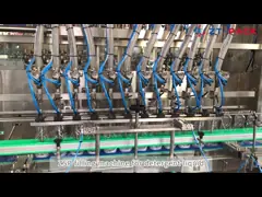 сервопривод уборщика 5l основал жидкостную заполняя машину машины Ss316 жидкостную разливая по бутылкам video