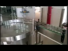 Линия упаковки машины завалки бутылки косметик лосьона жидкостная покрывая автоматизированная весом video