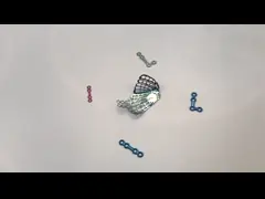 Мини Maxillofacial запирающая пластинка в хирургическом титана протезное video