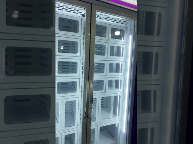 Refrigerated lattice cabinet