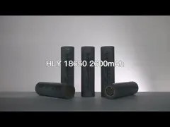 Цилиндрическая 18650 3,6 безопасность батареи лития v 2600mah перезаряжаемые высокая video