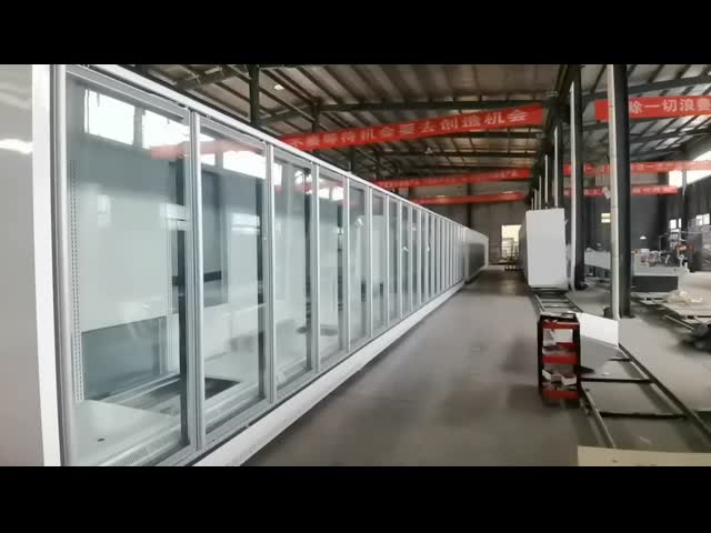Wall Multi Deck Vertical Glass Door Freezer Height 2080 Remote Type