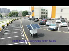 3 - мобильные люди трейлера безопасностью Sentry 10m считая башню наблюдения CCTV 1080P 4G GPS video