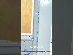 Одиночные двери качания лист очищают ливень воздуха комнаты для один дуть стороны человека 2 video