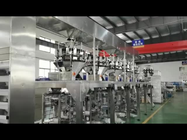 Sheet Film Vertical Automatic Granule Packing Machine CPP Film Weighing Elevator