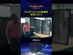 средства массовой информации занавеса рекламы дисплея СИД сетки 3840Hz цепляют фасад P6.25 привели дисплей video