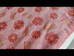 Искривление связало 270 100% полиэстер ткани ватки фланели GSM покрытых с сусальным золотом video