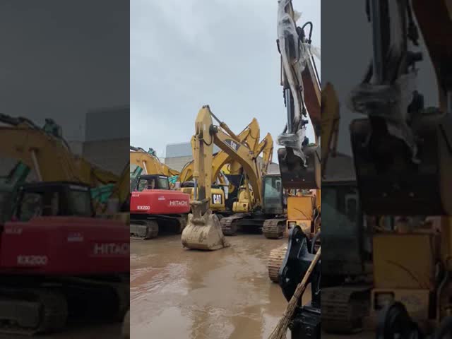a esteira rolante 320C hidráulica usou Cat Excavator Construction Machinery de 20 toneladas