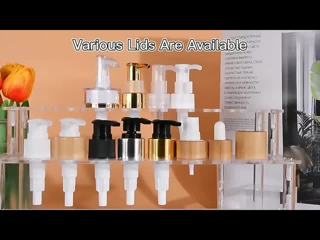 100ml 200ml Plastic Shampoo Pump Lotion Bottle PET Body Wash