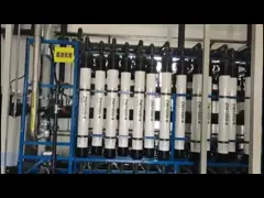 Мембрана 50TPH системы UF водоочистки ультрафильтрования повторного пользования воды video