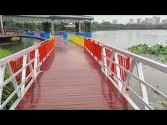 Деструкции стекловидного тела плавая понтона T6 алюминиевые LLDPE ранга 6061 Марины плавая доки шлюпки video