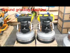 Точильщик дюйма 380V 11KW шлифовального станка 25 нажима руки конкретный роторный полируя video