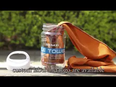 Лед Breathable полотенца спорта Microfiber изготовленный на заказ охлаждая быстрое сухое полотенце 12x40 спортзала» video