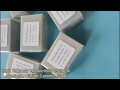 Conductivity High Temp Alloys 0.5x40x60mm AlN Aluminum Nitride Ceramic Sheet
