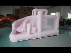 Жилой свадебный банкет задворк ягнится скача луны водных горок хвастуна замка дом прыжка раздувной белый video