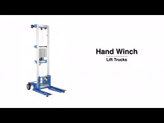 Штабелеукладчик паллета нагрузки 181kg SINOLIFT WFH-181 промышленный ручной гидравлический video