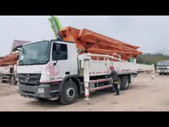 Actros 3341 Truck Mounted Boom Pump 287kw 9 Mpa Concrete Placing