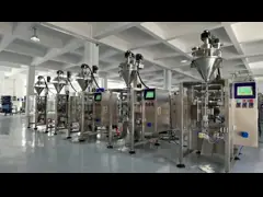 Заполнитель сверла машины упаковки порошка среднего размера автоматический вертикальный video