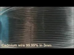 3mm Soft Wire Pure Metals Si Bright 3mm Cadmium Wire Steelmaking Additive