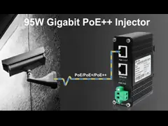 95W Gigabit PoE Adapter Rj45 Poe Injector Power Supply Over Ethernet