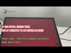 Экран касания ЛКД регулятора ИЛИ2510 оптически скрепляя 17 дюймов video